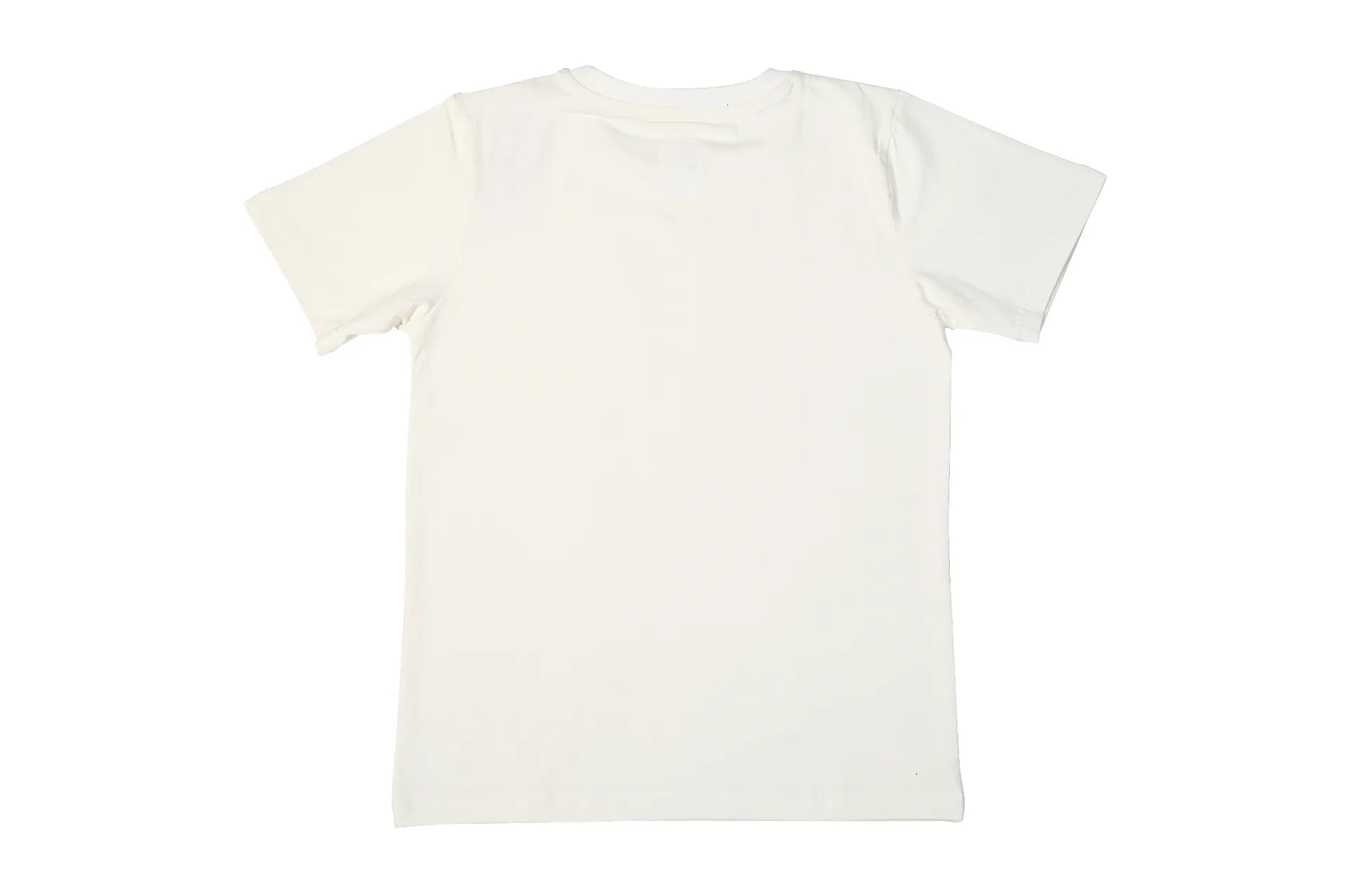 White t-shirt on a white background